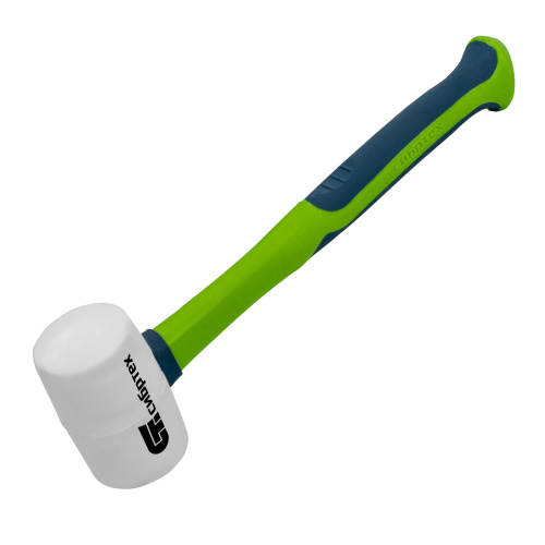 Киянка резиновая, 225 г, белая резина, фибергласовая рукоятка Сибртех по ценам производителя в Екатеринбурге с доставкой по всей России