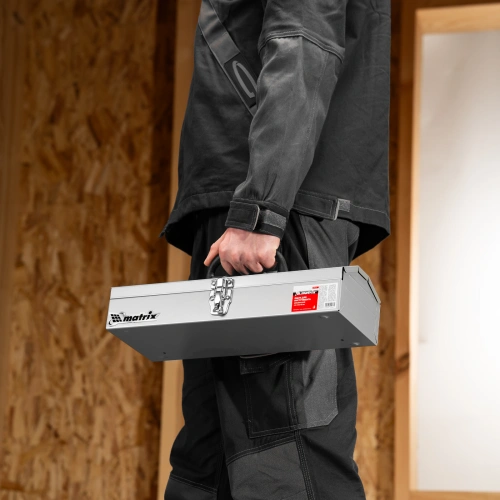 Ящик для инструмента, 410 х 154 х 95 мм, металлический Matrix по ценам производителя в Екатеринбурге с доставкой по всей России