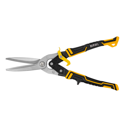 Ножницы по металлу, 315 мм, прямой проходной рез, сталь-CrMo, трехкомпонентные рукоятки Denzel по ценам производителя в Екатеринбурге с доставкой по всей России