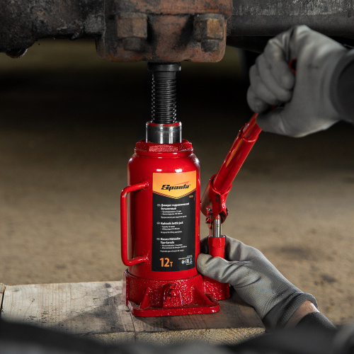 Домкрат гидравлический бутылочный, 12 т, h подъема 210-400 мм Sparta по ценам производителя в Екатеринбурге с доставкой по всей России