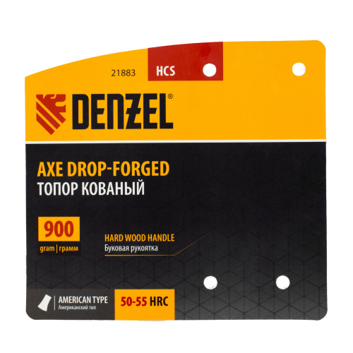 Топор кованый, 900 г, американский тип, буковая рукоятка, 430мм, EFP Denzel по ценам производителя в Екатеринбурге с доставкой по всей России