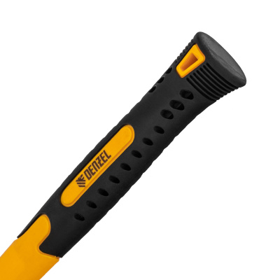 Киянка резиновая, 16 oz, черно-белая резина, фибергласовая рукоятка Denzel по ценам производителя в Екатеринбурге с доставкой по всей России