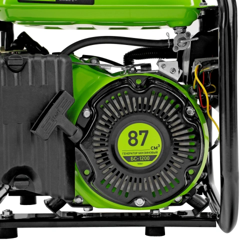 Генератор бензиновый БС-1200, 1 кВт, 230 В, четырехтактный, 5.5 л, ручной стартер Сибртех по ценам производителя в Екатеринбурге с доставкой по всей России