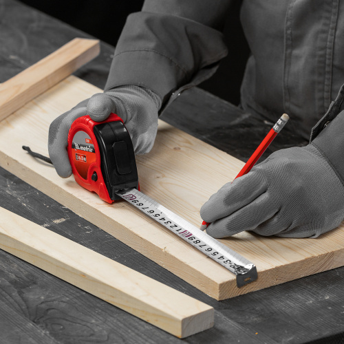 Рулетка Rubber,7,5 м х 25 мм,обрезиненный корпус Matrix по ценам производителя в Екатеринбурге с доставкой по всей России