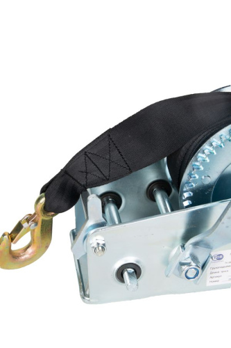 Лебедка ручная TOR ЛФ-2500 (FD) г/п 1,0 т длина ленты 10 м по ценам производителя в Екатеринбурге с доставкой по всей России