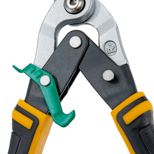 Ножницы по металлу, 270 мм, прямой и правый рез, сталь-СrMo, трехкомпонентные рукоятки Denzel по ценам производителя в Екатеринбурге с доставкой по всей России