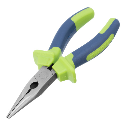 Длинногубцы прямые, 160 мм, двухкомпонентные рукоятки Сибртех по ценам производителя в Екатеринбурге с доставкой по всей России