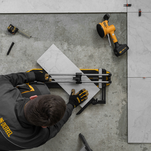 Плиткорез 600х14мм, цельнометал. напр., каретка на подш., стальная станина, рукоятка-пенал Denzel по ценам производителя в Екатеринбурге с доставкой по всей России