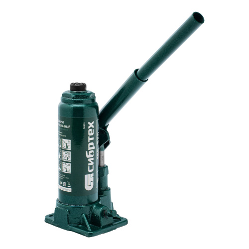 Домкрат гидравлический бутылочный, 3 т, 180-320 мм Сибртех по ценам производителя в Екатеринбурге с доставкой по всей России