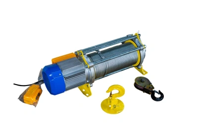 Лебедка электрическая  300/600кг 100/50м с канатом 380В 24м/мин алюминиевый корпус TOR KCD (TSA) по ценам производителя в Екатеринбурге с доставкой по всей России