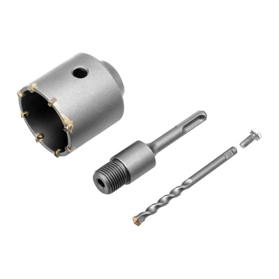 Коронка по бетону в сборе, М22 х 65 мм, SDS Plus Сибртех по ценам производителя в Екатеринбурге с доставкой по всей России