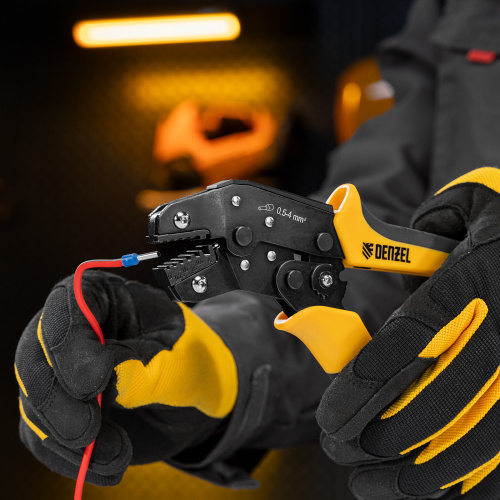 Клещи для обжима наконечников штыревых НШВ, НШВИ, НШВИ-2, 0,5-4 мм2 Denzel по ценам производителя в Екатеринбурге с доставкой по всей России