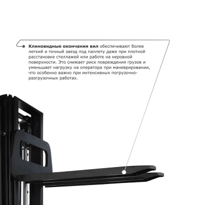 Самоходный электроштабелер PROLIFT M2 SDR 1645 li-ion со свободным подъемом по ценам производителя в Екатеринбурге с доставкой по всей России