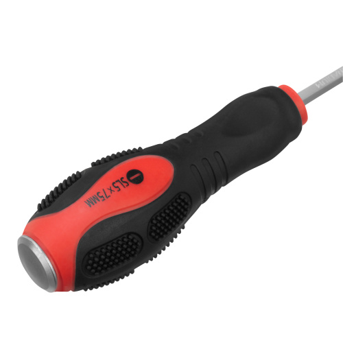 Ударная отвертка, SL5 x 75 мм, двухкомпонентная рукоятка, CrV Matrix по ценам производителя в Екатеринбурге с доставкой по всей России