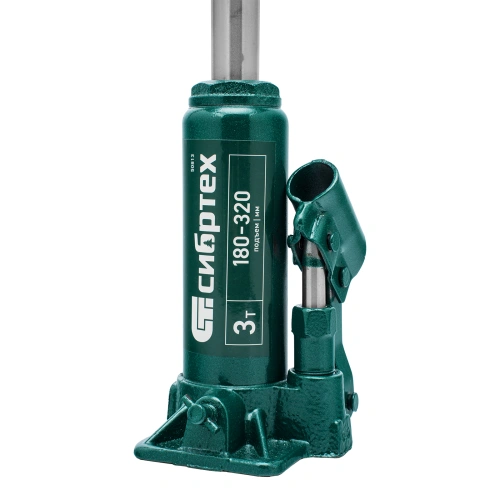 Домкрат гидравлический бутылочный, 3 т, 180-320 мм, в пласт. кейсе Сибртех по ценам производителя в Екатеринбурге с доставкой по всей России