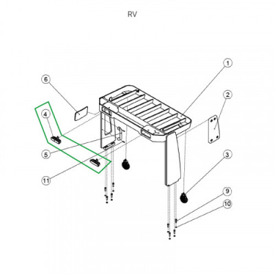Фара головного света встроенная для ричтрака RV (24V) по ценам производителя в Екатеринбурге с доставкой по всей России