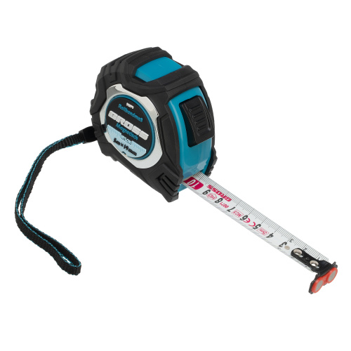 Рулетка Magnetisch 5 м х 19 мм,обрезиненный корпус,автоматическая фиксация,Нейлоновое покрытиеытие,зацеп с магнитом Gross по ценам производителя в Екатеринбурге с доставкой по всей России