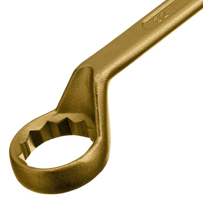 Ключ накидной, 27 х 32 мм, желтый цинк Сибртех по ценам производителя в Екатеринбурге с доставкой по всей России