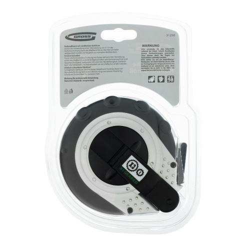 Рулетка геодезическая 10 м х 13 мм, закрытый корпус, металлическая лента, нейлон Gross по ценам производителя в Екатеринбурге с доставкой по всей России