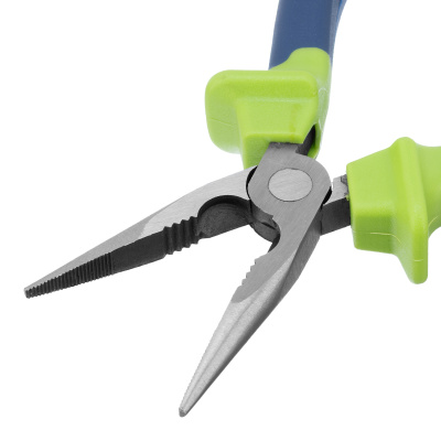 Длинногубцы прямые, 160 мм, двухкомпонентные рукоятки Сибртех по ценам производителя в Екатеринбурге с доставкой по всей России