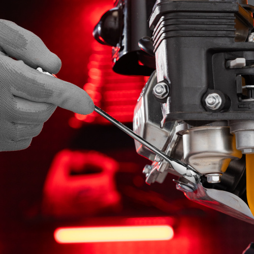 Ключ комбинированный трещоточный, 10 мм, CrV, зеркальный хром Matrix Professional по ценам производителя в Екатеринбурге с доставкой по всей России