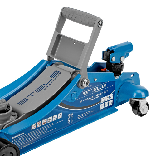 Домкрат гидравлический подкатной, поворотная рукоятка, 2 т, Low Profile, 100-350 мм Stels по ценам производителя в Екатеринбурге с доставкой по всей России