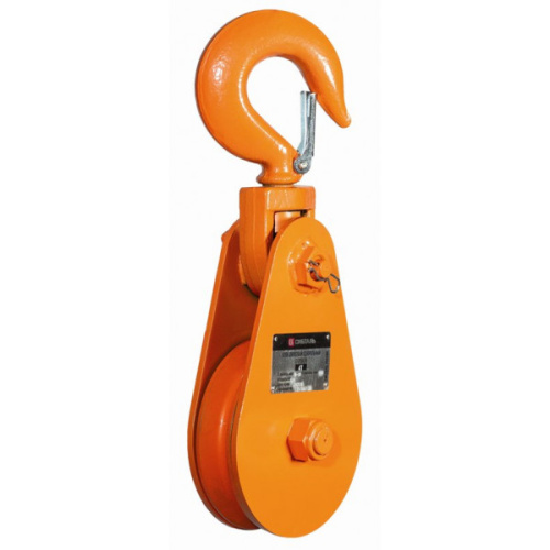 Блок шкивовый однорольный с крюком 8 т, D каната 20 - 22 мм LH, СибТаль по ценам производителя в Екатеринбурге с доставкой по всей России