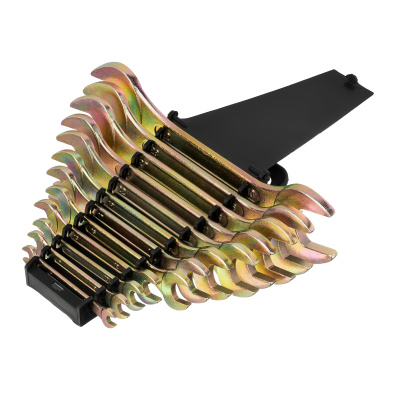 Набор ключей рожковых 6-32 мм, 12 шт, желтый цинк Сибртех по ценам производителя в Екатеринбурге с доставкой по всей России