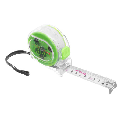 Рулетка Кварц,прозрачный корпус,амортизатор,10 м х 25 мм Сибртех по ценам производителя в Екатеринбурге с доставкой по всей России