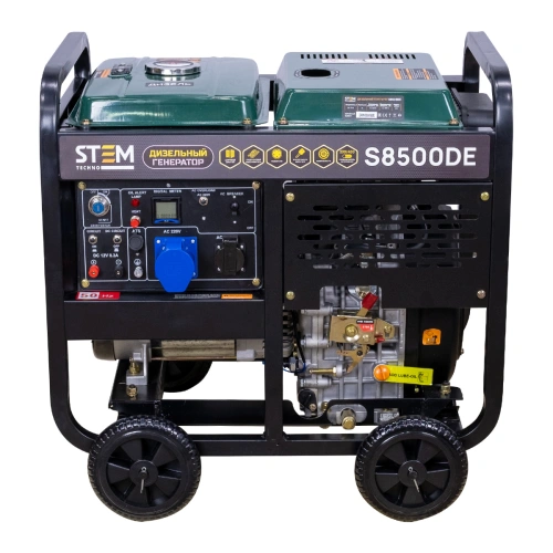 Генератор дизельный STEM Techno S8500DE (8,5кВт, электростартер, дисплей, подогрев, АВР) по ценам производителя в Екатеринбурге с доставкой по всей России