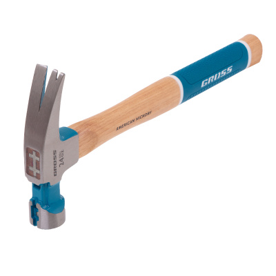 Молоток-гвоздодер, 680 г, угол 75, магнит, обрезиненная рукоятка AMERICAN HICKORY GROSS по ценам производителя в Екатеринбурге с доставкой по всей России