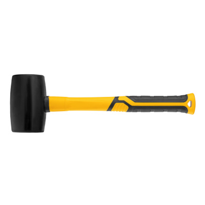 Киянка резиновая, 680 г, черная, фибергласовая рукоятка c TPR покрытием Denzel по ценам производителя в Екатеринбурге с доставкой по всей России