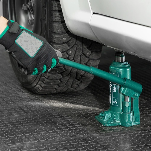 Домкрат гидравлический бутылочный, 5 т, 180-340 мм, в пласт. кейсе Сибртех по ценам производителя в Екатеринбурге с доставкой по всей России