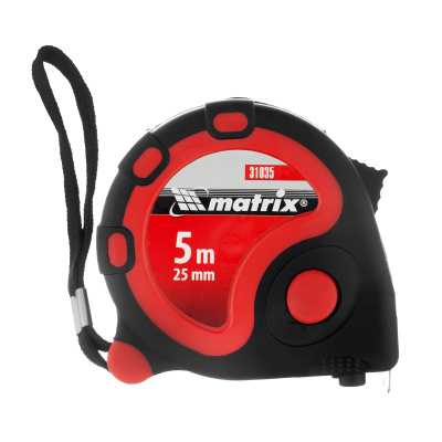 Рулетка Status 3 fixations,5 м х 25 мм,двухкомпонентный корпус,3 фиксации ленты Matrix по ценам производителя в Екатеринбурге с доставкой по всей России