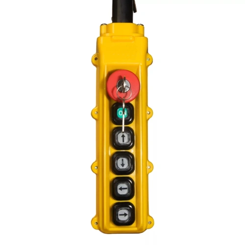 Пульт управления для талей CD (4 кнопки + пуск + аварийный бутон 380в) по ценам производителя в Екатеринбурге с доставкой по всей России