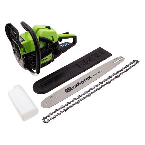 Пила цепная бензиновая БП-5850, 58 см3, шина 50 см, шаг 0.325, паз 1,5 мм, 76 звеньев Сибртех по ценам производителя в Екатеринбурге с доставкой по всей России