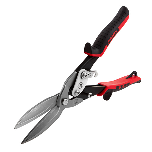 Ножницы по металлу, удлиненные, 290 мм, прямой рез, CrMo, двухкомпонентные обрезиненные рукоятки, PRO Matrix по ценам производителя в Екатеринбурге с доставкой по всей России