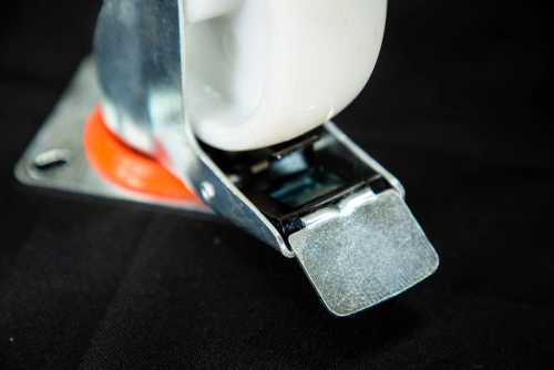 Колесо поворотное полипропилен SRCnb 55 125 мм с тормозом (N) по ценам производителя в Екатеринбурге с доставкой по всей России