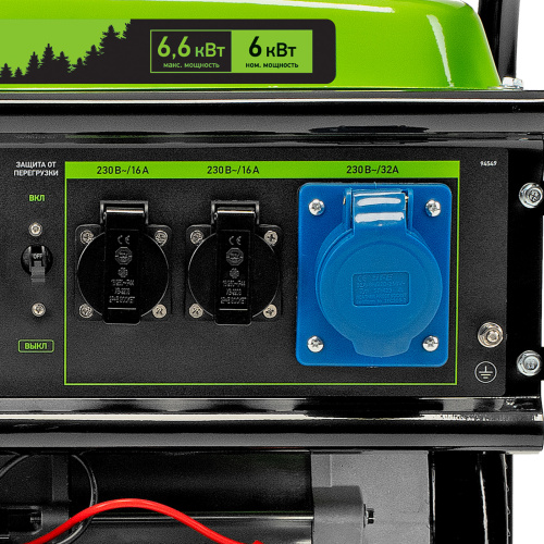 Генератор бензиновый БС-8000Э, 6,6 кВт, 230В, четырехтактный, 25 л, электростартер Сибртех по ценам производителя в Екатеринбурге с доставкой по всей России