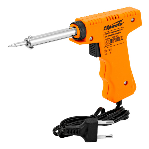 Паяльник-пистолет с регулировкой мощности 25-80 Вт, 220 В Sparta по ценам производителя в Екатеринбурге с доставкой по всей России