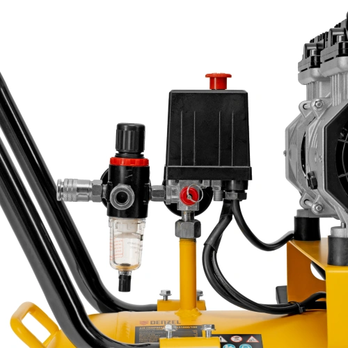 Компрессор безмасляный, малошумный  DLS 2250/100, 2250 Вт, 3x750, 100 л, 410 л/мин блок управления/ Denzel по ценам производителя в Екатеринбурге с доставкой по всей России