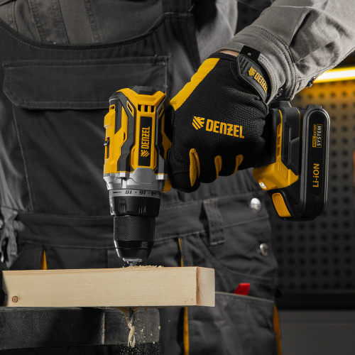 Дрель-шуруповерт аккумуляторная, бесщет. BLDL-18-02 Li-Ion, 18 В Denzel по ценам производителя в Екатеринбурге с доставкой по всей России