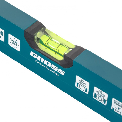 Уровень алюминиевый, 2000 мм, 2 глазка, HanD Werker Gross по ценам производителя в Екатеринбурге с доставкой по всей России