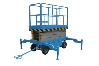 Подъемник ножничный передвижной 1000 кг 12/14 м TOR SJY-1-12 AC 380В сетевой по ценам производителя в Екатеринбурге с доставкой по всей России