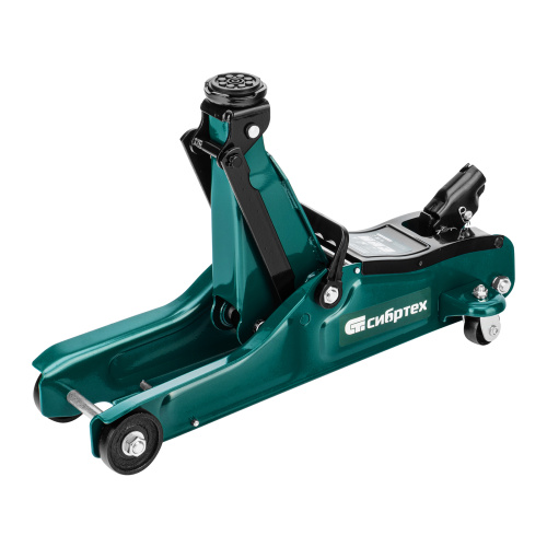 Домкрат гидравлический подкатной, 2 т, 85-330 мм, низкий подхват, в пласт. кейсе Сибртех по ценам производителя в Екатеринбурге с доставкой по всей России
