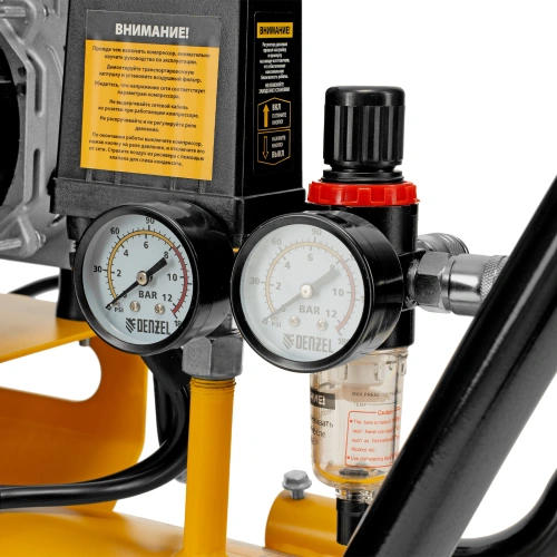 Компрессор безмасляный, малошумный DLS 3300/100, 3300 Вт,3x1100, 100 л, 570 л/мин ,блок управления Denzel по ценам производителя в Екатеринбурге с доставкой по всей России