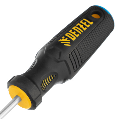 Отвертка SL5x75 мм, CrV, трехкомпонентная рукоятка Denzel по ценам производителя в Екатеринбурге с доставкой по всей России