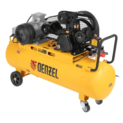 Компрессор воздушный BCW3000-T/100, ременный привод, 3.0 кВт, 100 литров, 520 л/мин Denzel по ценам производителя в Екатеринбурге с доставкой по всей России