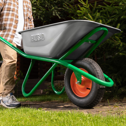 Тачка садово-строительная, усиленная, грузоподъемность 200 кг, объем 90 л Palisad по ценам производителя в Екатеринбурге с доставкой по всей России