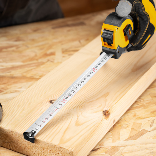 Рулетка 8м х 25мм, двухкомп. корпус, кнопка-пауза Denzel по ценам производителя в Екатеринбурге с доставкой по всей России